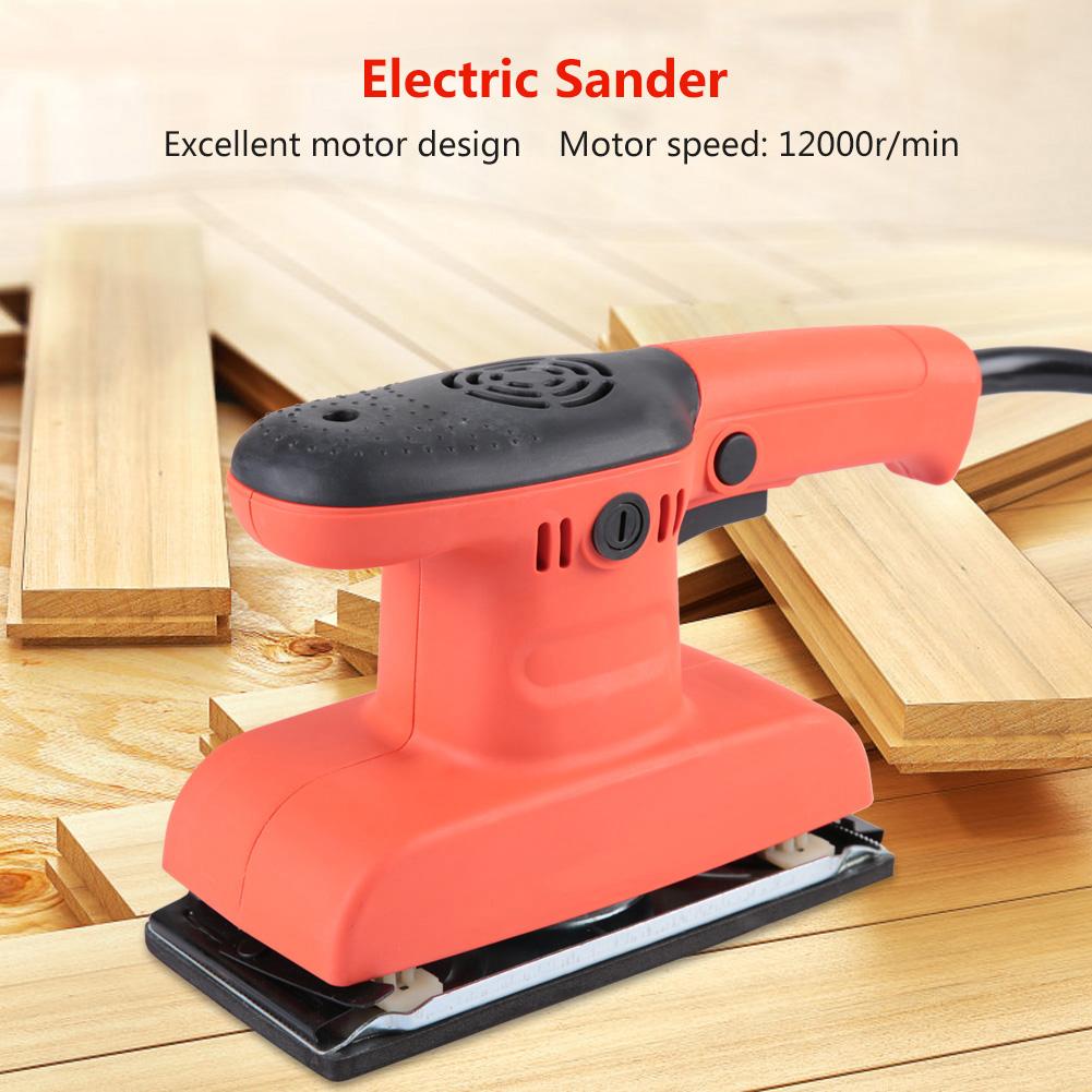 50Hz Wood Polish Electric Sanding Machine Metal Grinder Wall Sanding Tool 12000r