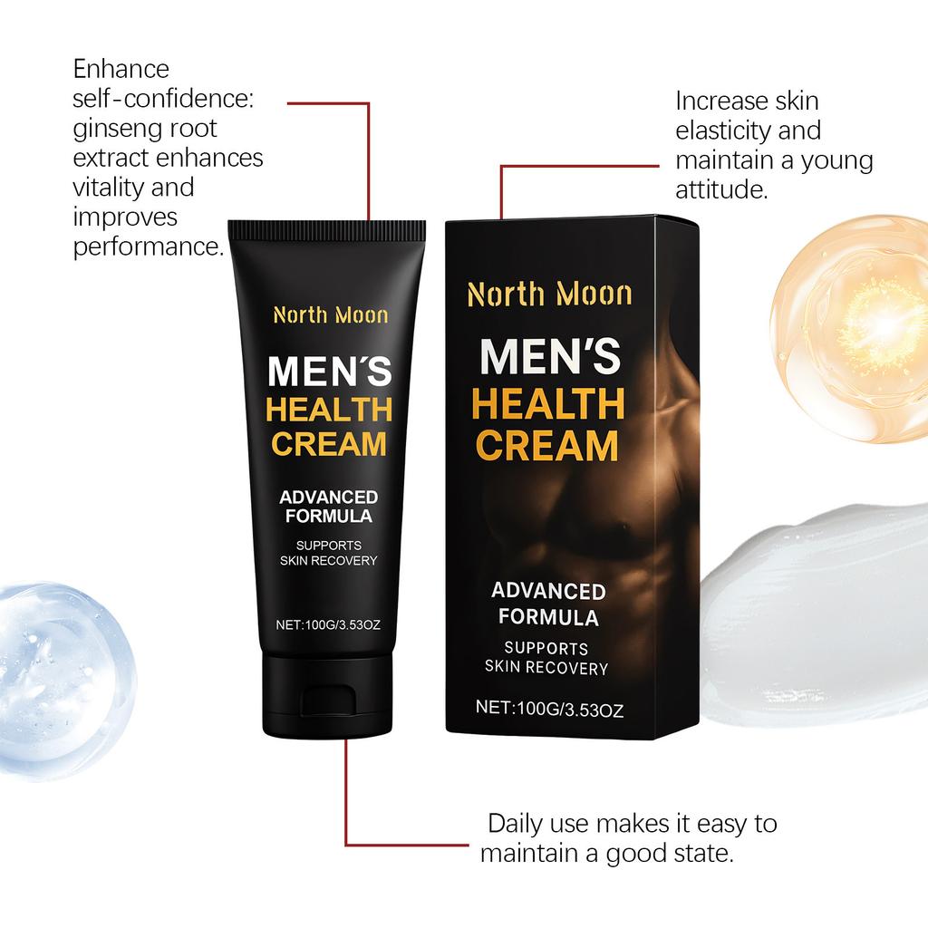 100g Crema OceAura per la Salute dell'Uomo - Delicata Crema Idratante per il Corpo con Glicerina, Ideale per l'Uso Quotidiano e la Skincare di Coppia, Routine di Skincare per Coppie