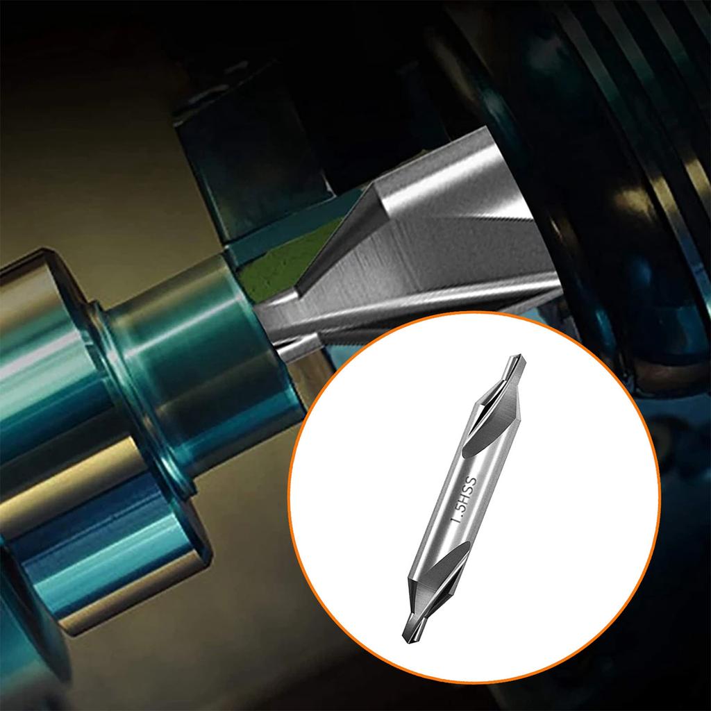 High Speed Steel 60 Degree Angle Center Drill Bit for Lathe Metalworking