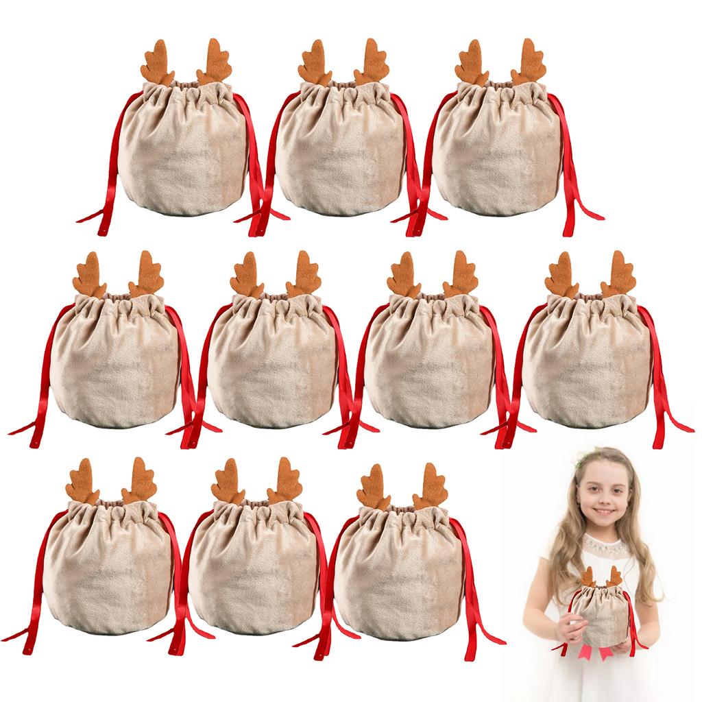 10 Pcs Pumpkin Gift Bags Little Hallowee Gift Bags With Drawstring Thanksgiving Pumpkin Candy Bags For Gift Goodies Candy Snacks