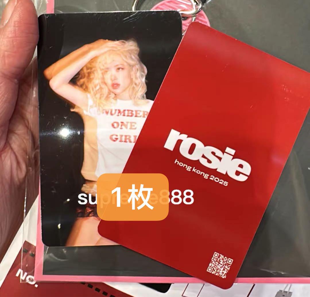 

[USED] BLACKPINK Rosé Rosie Hong Kong Pop-Up Exclusive Trading Card