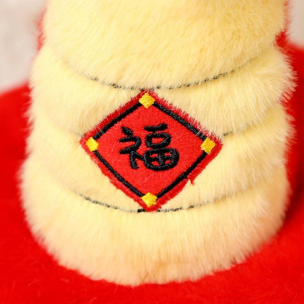 Stuffed Snake Plush Ornament Cartoon Zodiac Snake Doll Funny Zodiac Snake Mascot  New Year