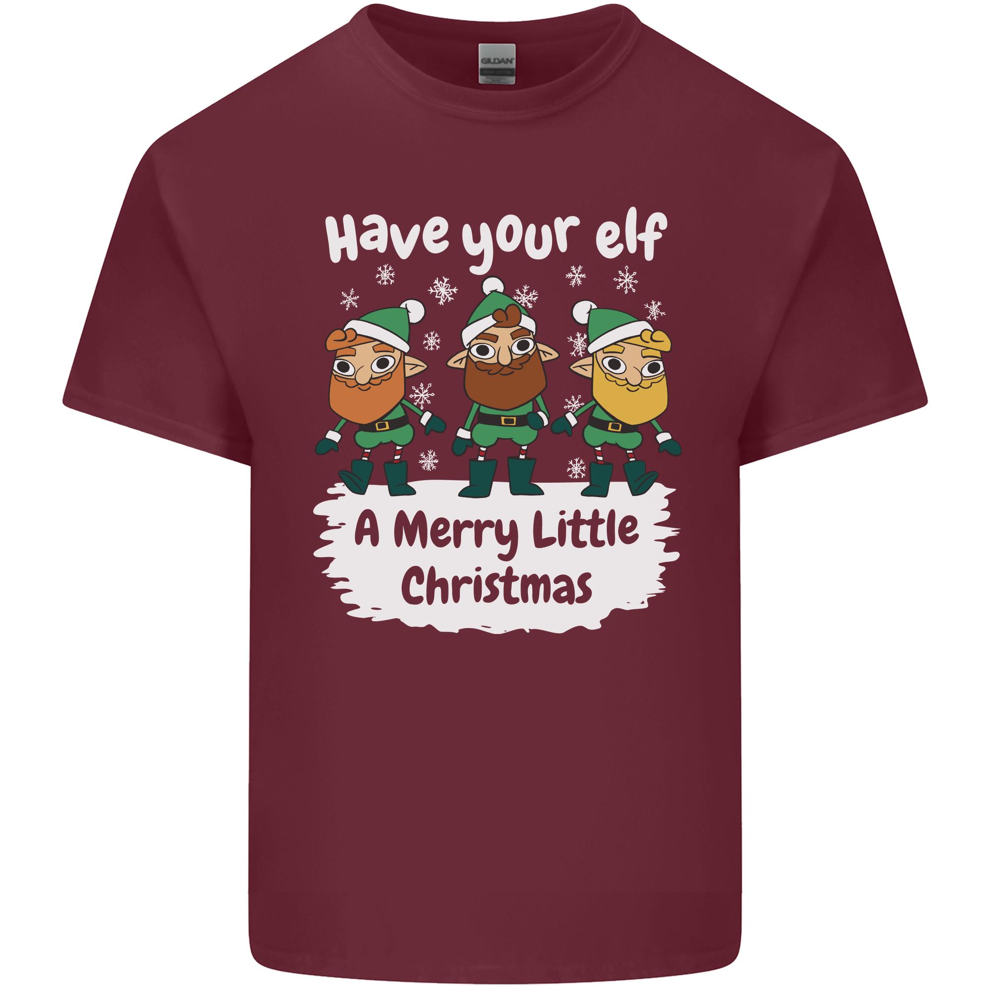 Have Your Elf a Merry Little Christmas Unisexs Light Cotton TShirt S