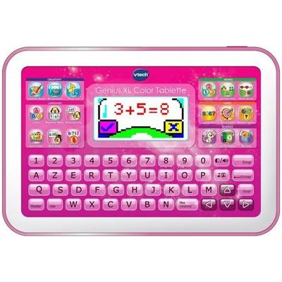 VTECH Genius XL Pink Educational Tablet - 60 Activities - Girl 4 To 7 Years