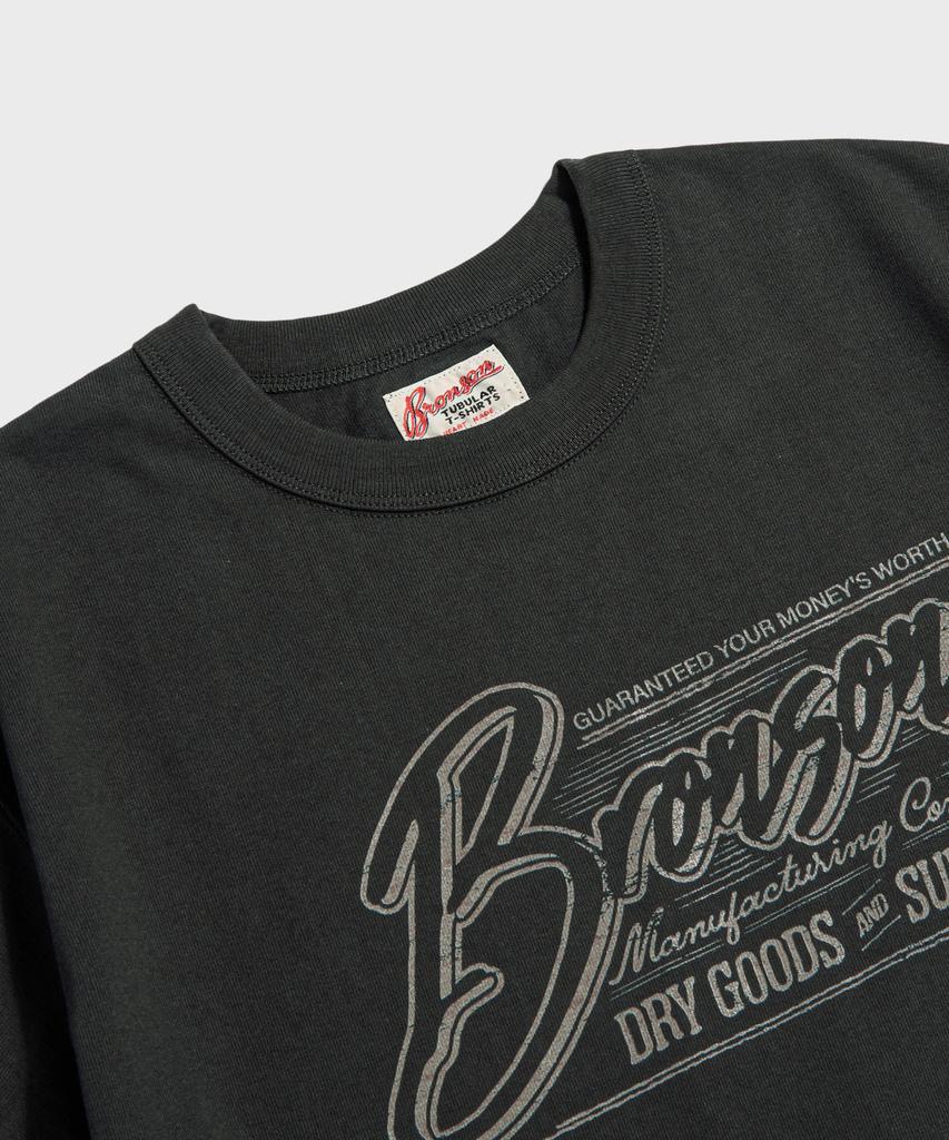 Beulonseun Vintage Signage Loopwheeled Graphic Tee Vintage Black
