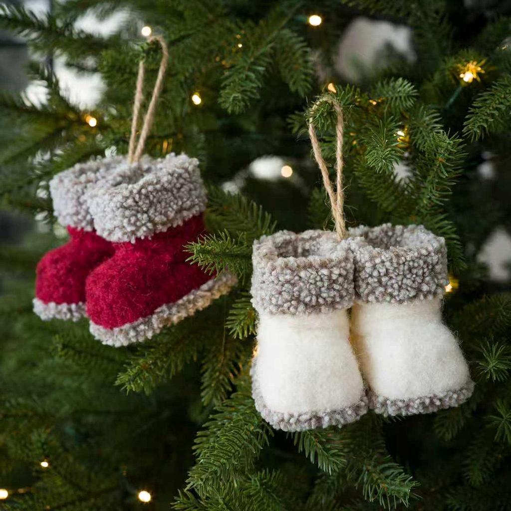 Christmas Tree Ornament: Creative Small Boot Pendant Gift Decoration