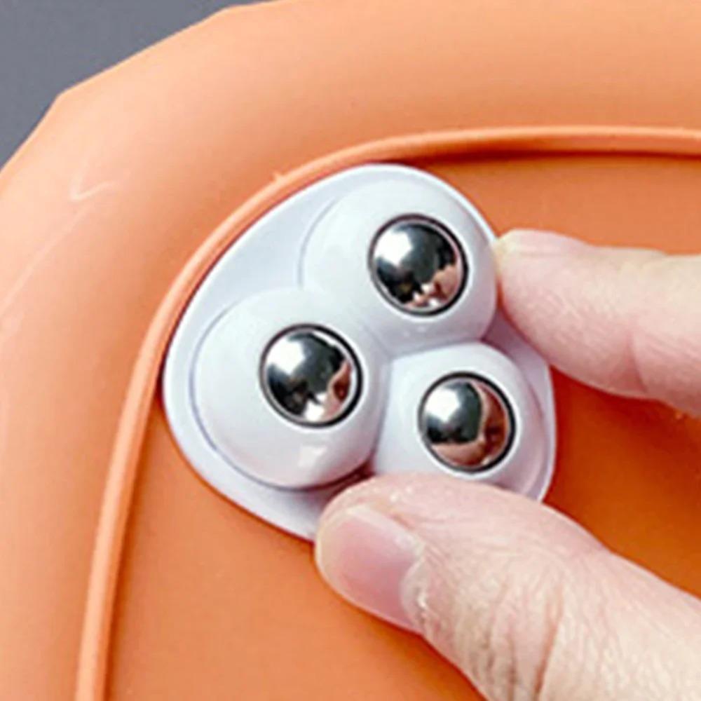 1-8pcs Paste Universal Wheel No Noise Self Adhesive Universal Pulley Rotating Wheels for Trash Can Bottom Kitchen Small Appliances