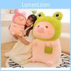 Wear Pig Frog Rabbit Bear Hat Plush Toy Stuffed Animal Doll Kids Gift Decoration