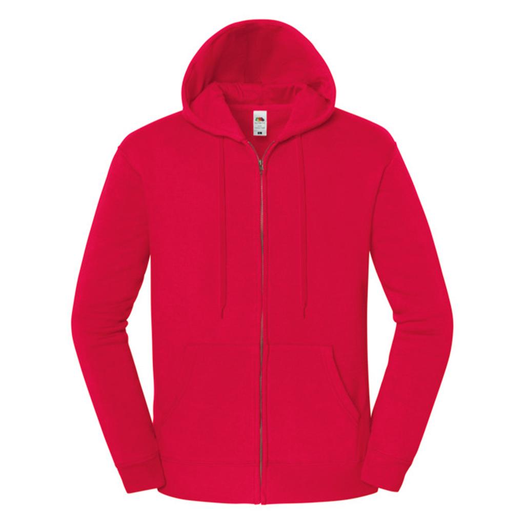 Fruit of the Loom Mens Iconic Premium Hooded Sweat Jacket