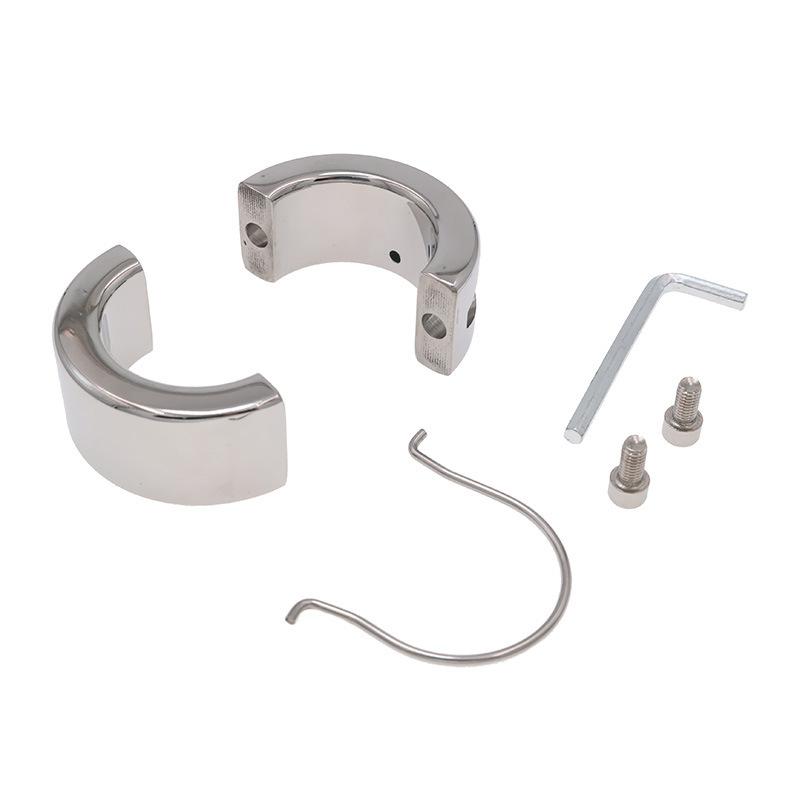 Stainless Steel Pendant Extra Heavy Weight Ball Physical Stretching Men's Sex Toys Sex Tools Gravitational Ball Can Be Hung At Will