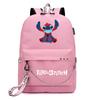 Cartoon Anime Printing Usb Stick Backpack Casual Middle School School Bag