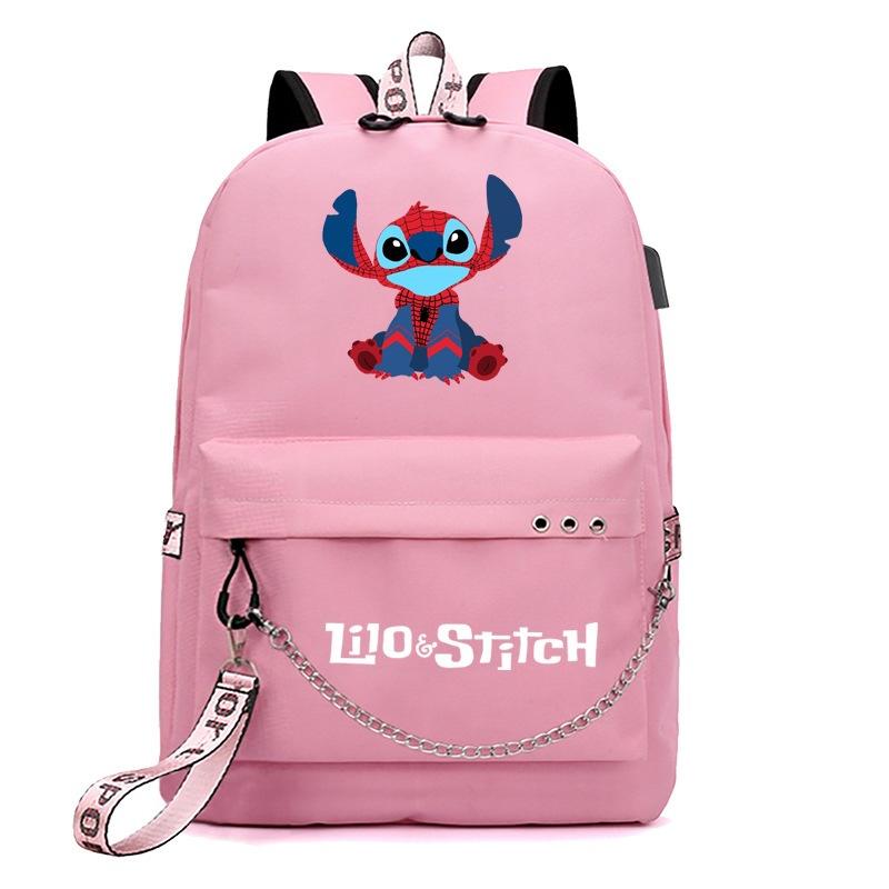 Cartoon Anime Printing Usb Stick Backpack Casual Middle School School Bag