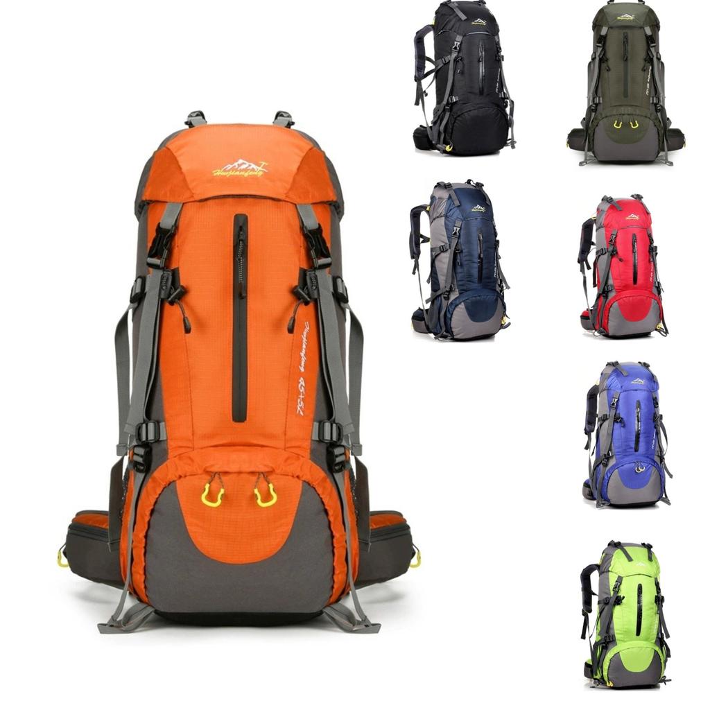 Outdoor Camping Large Capacity Mountaineering Bag Splash-proof Wear-resistant Outdoor Bag Breathable Multifunctional Hiking Bag