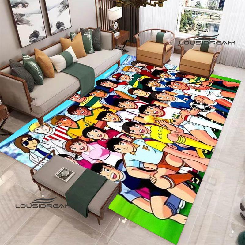 2026 Captain Tsubasa Cartoon Carpet Living Room Bedroom Carpet Balcony Bathroom Non-slip Door Mat Photography Props Birthday Gift