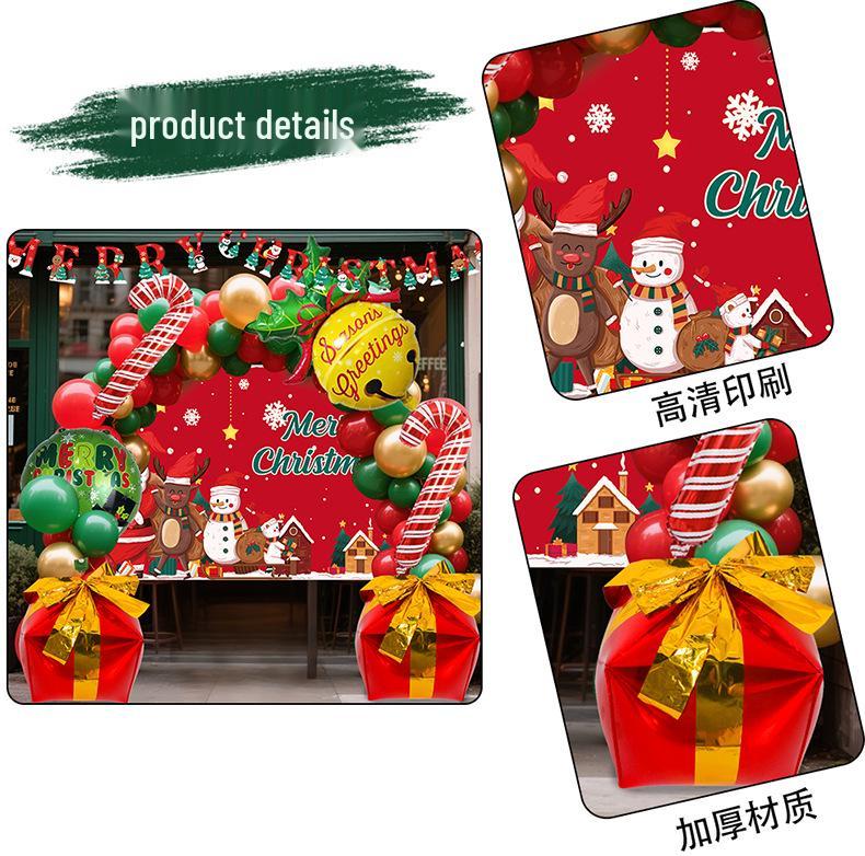New Christmas Balloon Set - Gold Bells & Snowflake Foil Balloons