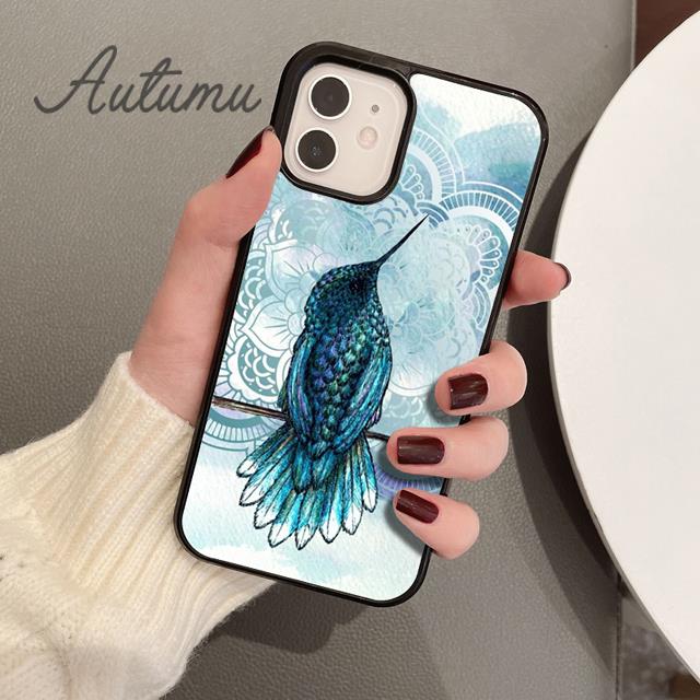 Hummingbird Phone Case for iPhone 11 12 13 14 Pro Max Mini X XR XS SE 2020 6S 7 8 Plus Samsung Galaxy S21 S22 Cover Shell Coque