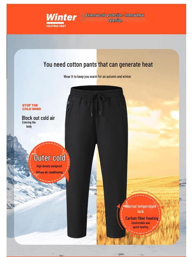 Unisex Rapid-Heat Electric Warmth Pants for Winter