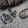 5 10 pcs Lot Zinc Alloy Mini Carabiners Spring Backpack Clasps EDC Keychain Carabiner for Hiking Climbing Camping