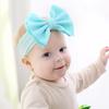 Cinaci 12 Pack Super Stretchy Nylon Headbands with Big Bow Hair Accessories Wide Headwraps for Baby Girls Infants Toddlers Kids