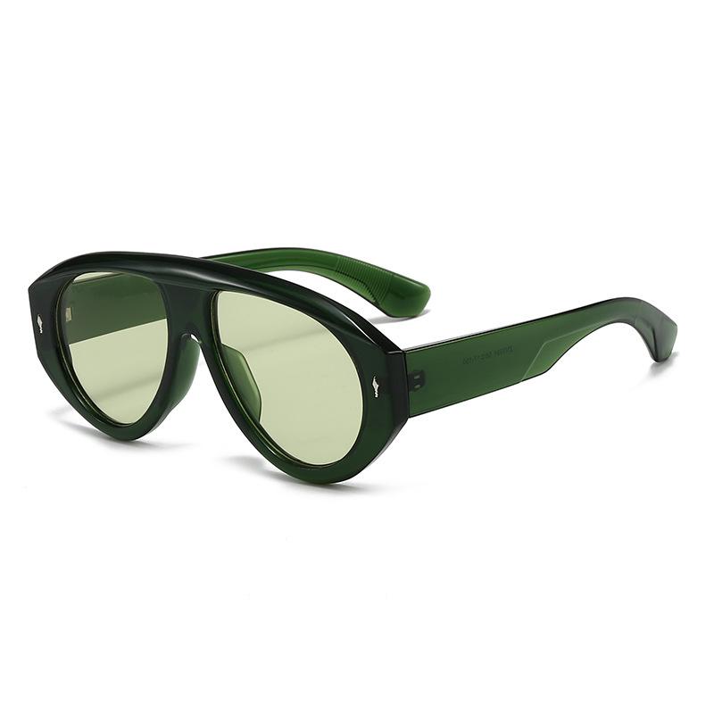 High Quality Fashion Oversized Vintage Luxury Sunglasses Women Men Travel Sunscreen UV Sunglasses