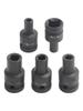 5PCS Square Drive Tap Sockets Compatible with For Electric Driver Wrenches