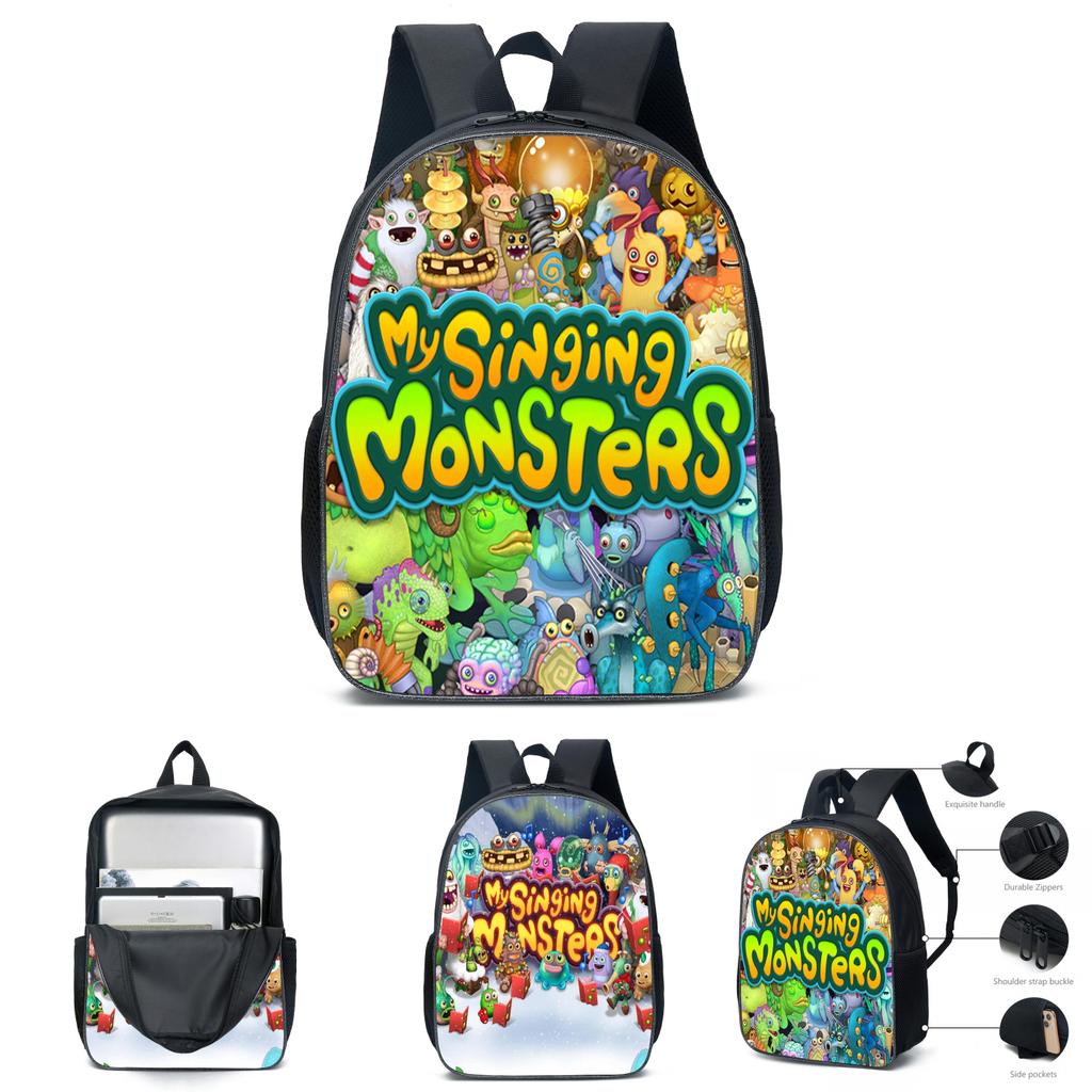 Mein Singender Monster Thema Rucksack Für Kinder 300g Gewicht