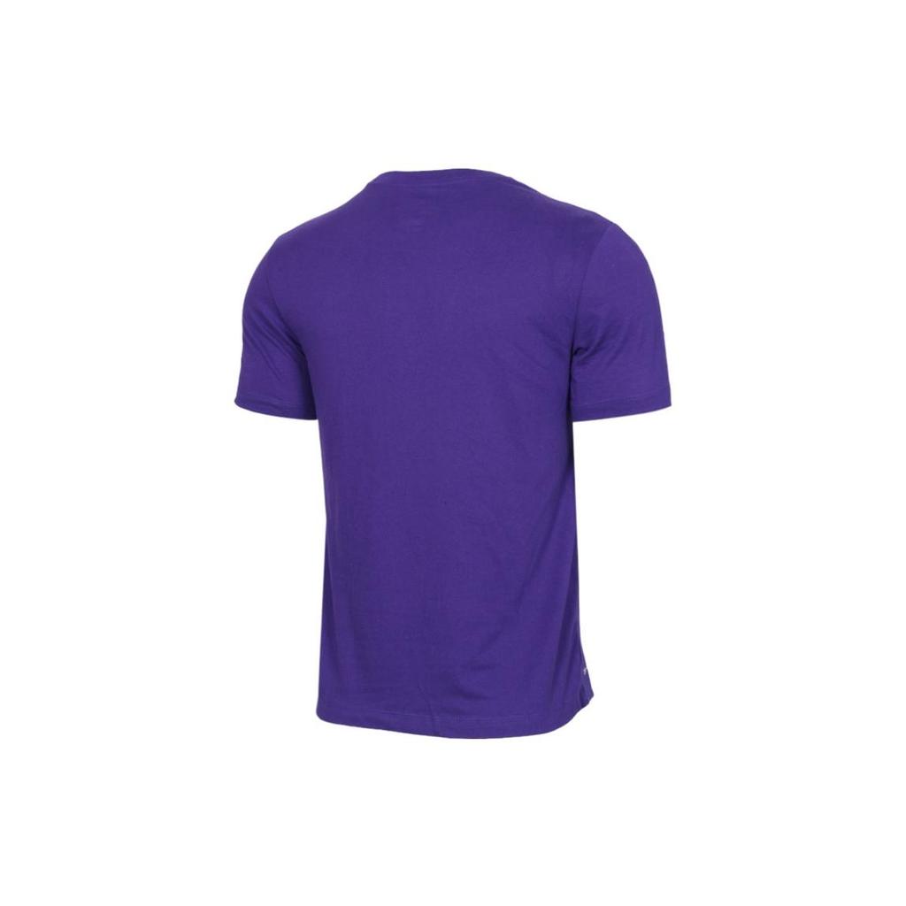 Nike Geometry Pattern Alphabet Printing Short Sleeve Purple Men's BQ3614-547