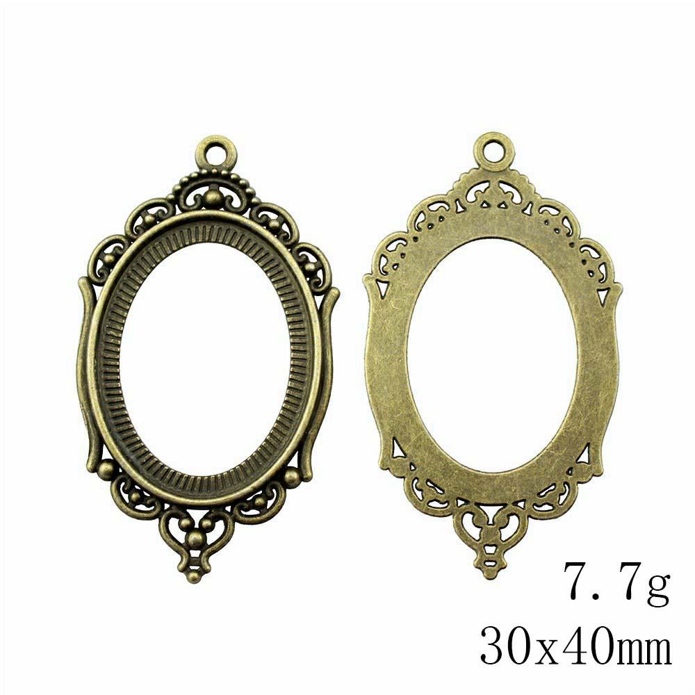 Christmas Decorations Accessories For Making Jewelry Oval Glass Cabochon Base Setting Tray Accessories Parts Ornaments For Home Accessory Parts