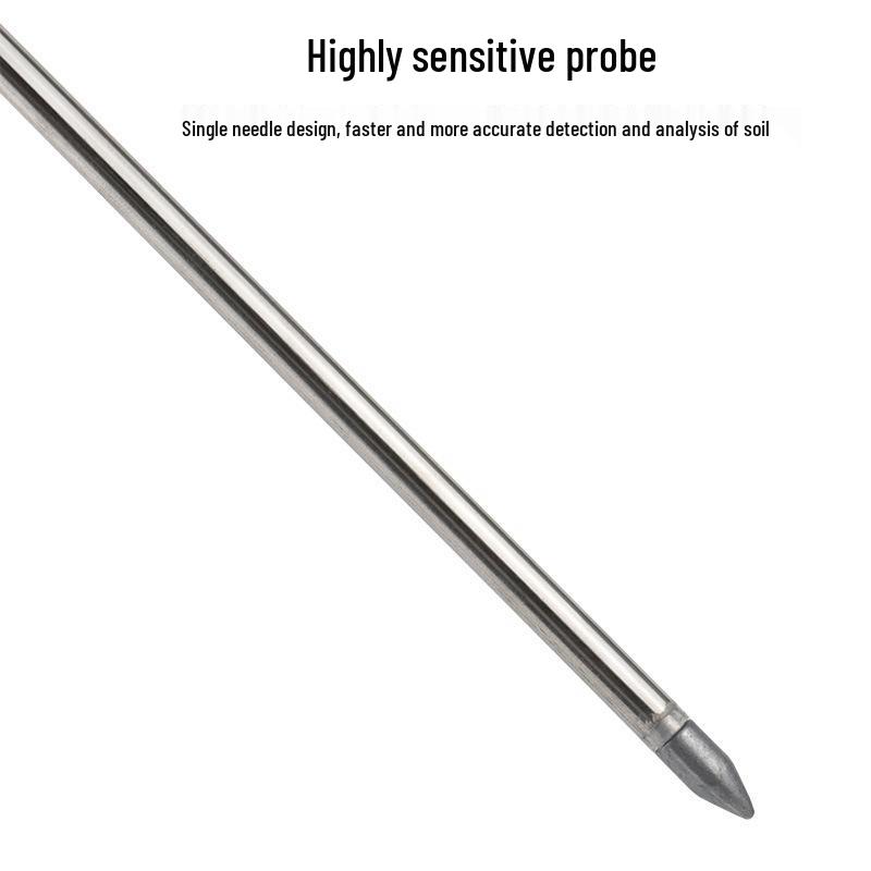 White Round Head Soil Moisture Meter - One-in-One Garden Soil Tester