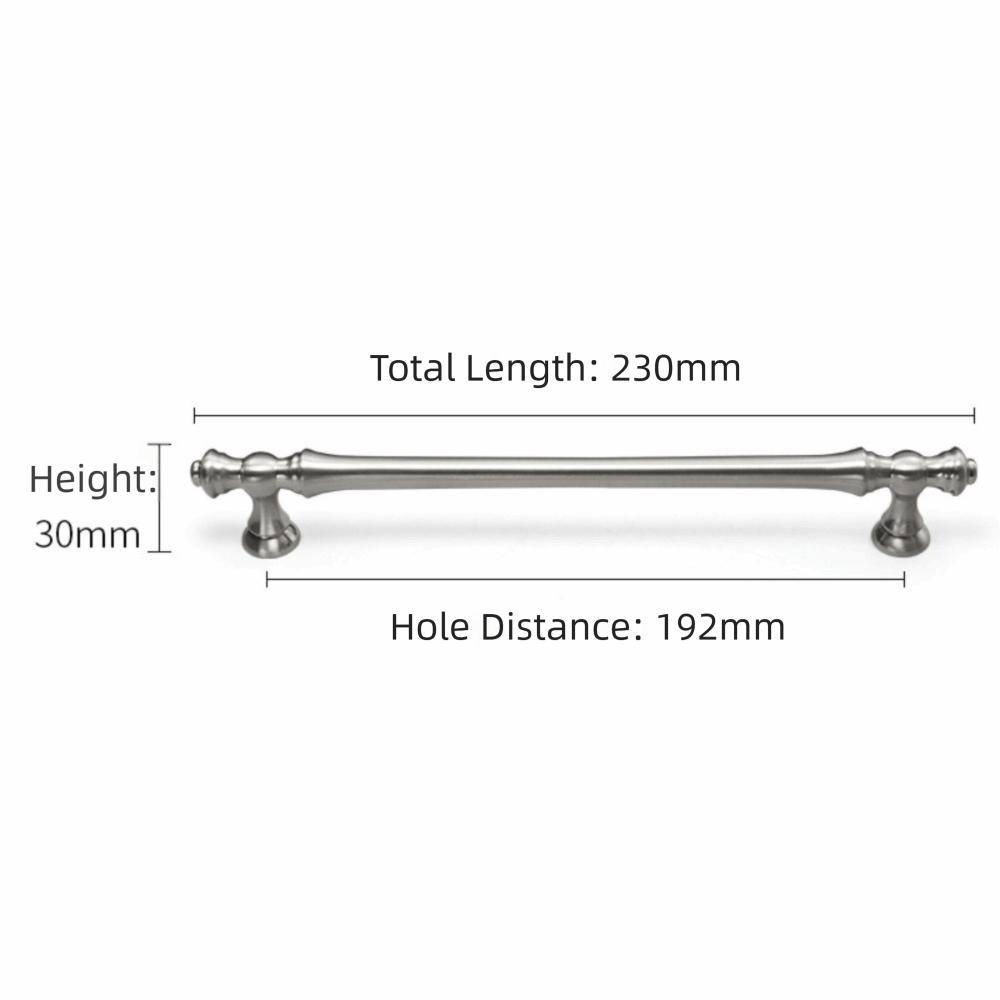 Zinc Alloy Cabinet Door Handle Light Luxurious Modern Simple Drawer Knobs High-end European Style Cabinet Hardware Kitchen Door