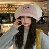 Rabbit Ears Fisherman Hat Children Autumn and Winter Cartoon Versatile Warm Ear Protector Hat Student Fashion Cold Hat Tide