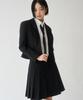 Yusim Pleated Wool Kilt Skirt