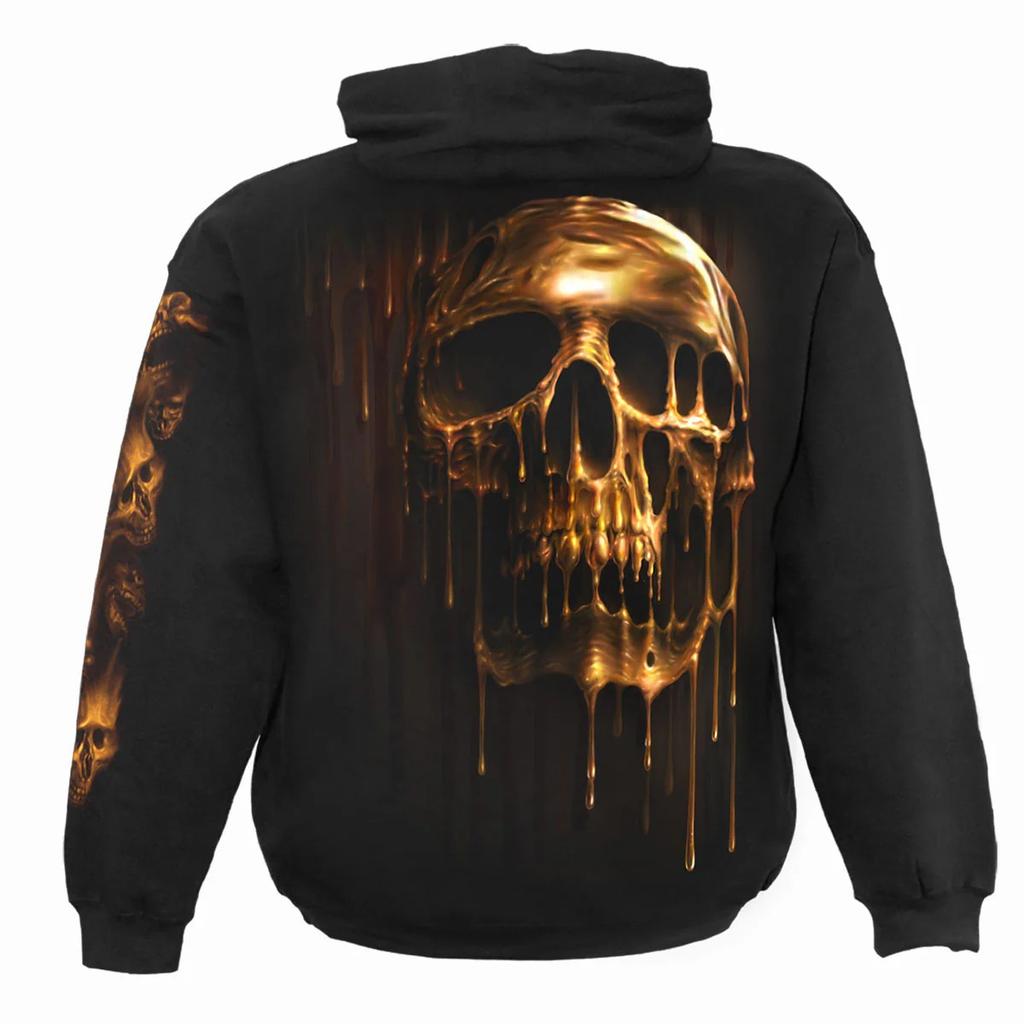 Spiral Direct Unisex Adult Dripping Gold Hoodie
