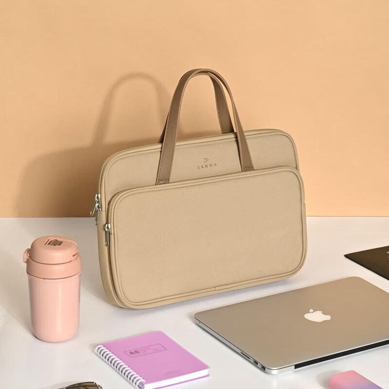 

Shanye BAG-WHC1BR Women s 13.3-inch Laptop Tote Bag