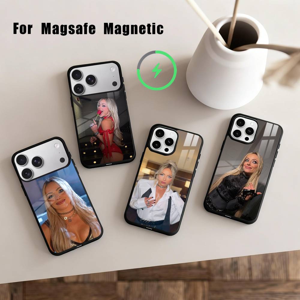 L-Liv M-Morgan-N Phone Case For iPhone17,16,15,14,13,12,11 Plus,For Magnetic Wireless Charge Cover