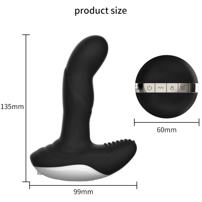 Male Prostate Massage Vibrator Anal Plug Wireless Control Delay Ejaculation Mens Anal Toys Hands Free Electric Male Masturbator