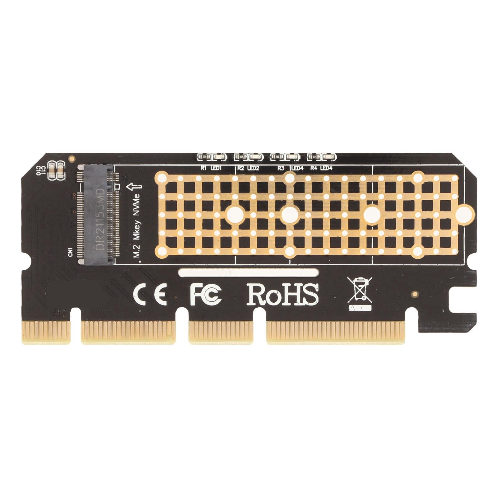 

Адаптерна карта M.2 NVME SSD до PCIE3.0X16 з радіатором для PM961 960EVO SM961 SM951 PM951 Підтримка