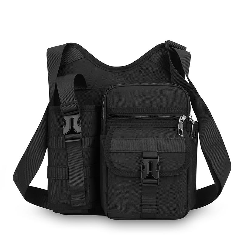 Outdoor Shoulder Bag Men's Water Kettle Umbrella Crossbody Bag Large Capacity Mobile Phone Bag