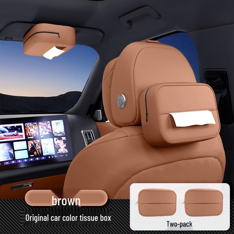 Voyah Taishan Car Tissue Box: Fits 26 Models, Armrest Mount, Seat Hanging, Interior Accessory.