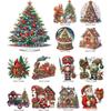 Christmas Special Shaped Diamond Painting Tabletop Ornaments Kit Acrylic Diamond Painting Desktop Decorations for Table Decor