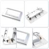 21284600277 Rear Seat CD Player Panel Bezel for Mercedes W212 E-Class 2009-2016 Center Console Chrome Trim