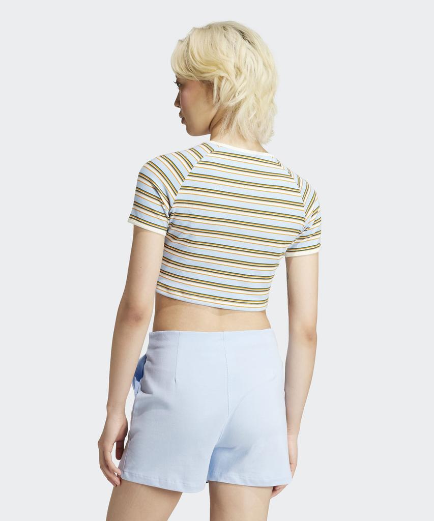 ADIDAS Rip Stripe Tee - Sky Blue / Jc6167