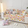 Quilted Sofa Towel Cushion Four Season Universal Slipcover Non-slip Cloth Sofa Covers for Living Room Couch Sofa Towel