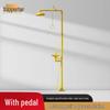Emergency Pedal-Operated Eyewash & Shower Station