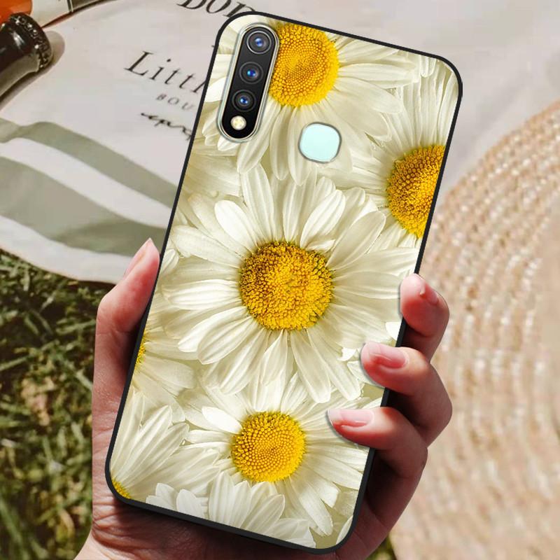 For Vivo Y19 Case Silicone Cover For Vivo 1915 Y19 Y 19 Case 6.53'' Soft TPU Silicon Phone Back Protective Bumper Shells Coque