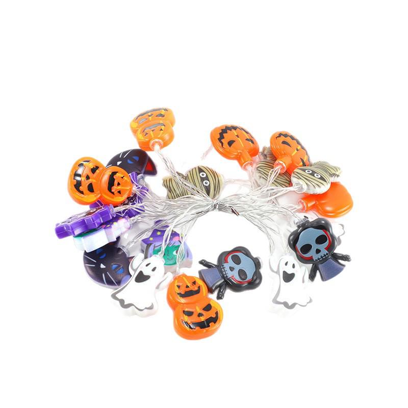 Halloween Pumpkin Ghost LED String Lights for Holiday Decor