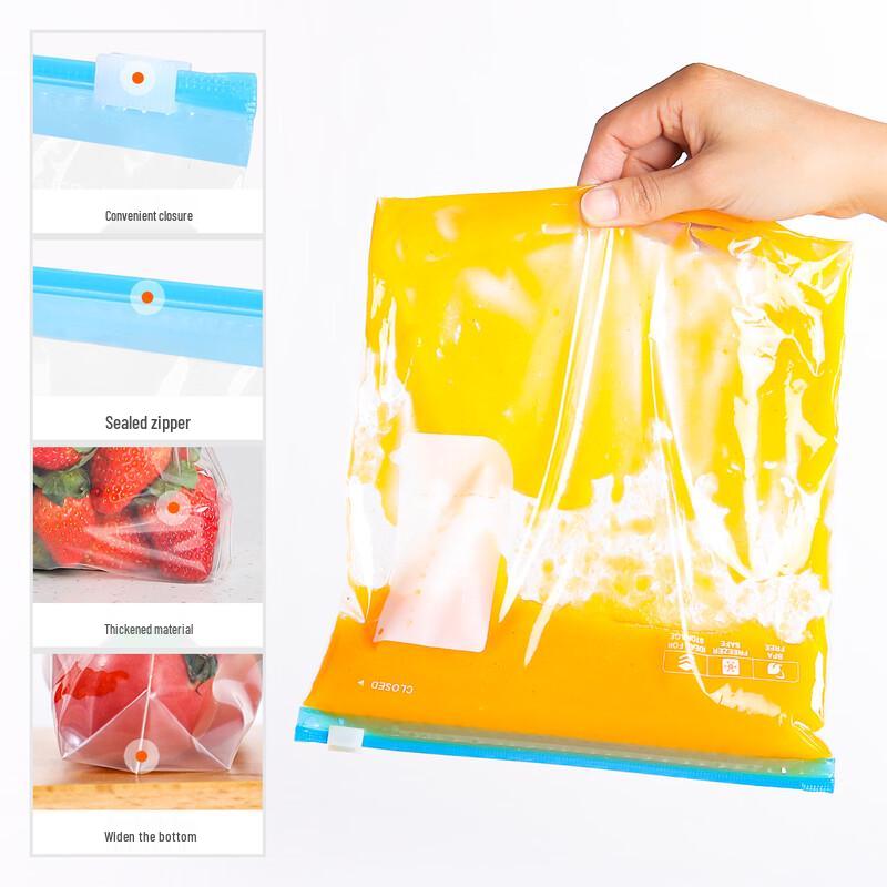 OIMG Food Storage Bags with Slider Seal