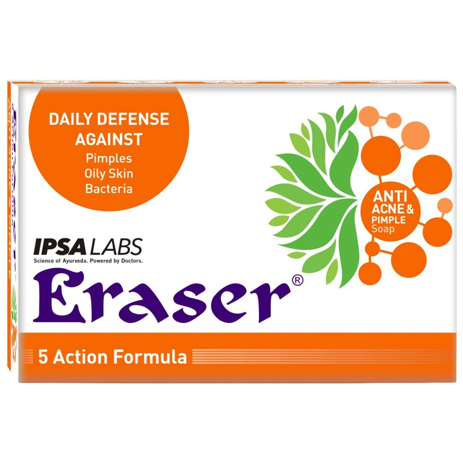 Ipsa Labs Eraser Anti Acne And Pimple Soap, 75G