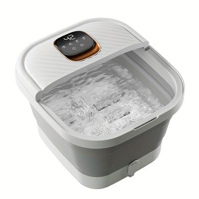 Składany przenośny pedicure masażer do kąpieli stóp wanna spa do stóp ulga w stresie z mini punktami masażu akupresury regulacja temperatury