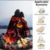 1pc Halloween Pumpkin Blanket, Lightweight Flannel Throw Blanket For Sofa, Bed, Travel, Camping, Living Room, Office, Couch, Chair, And Bed